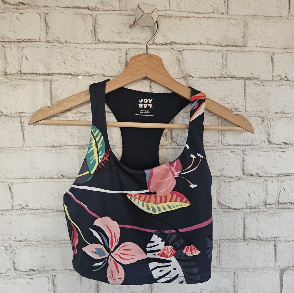 ☆ JOYLAB Tropical Print Crop Top